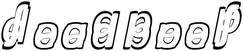 Ambigram for deadbeef in Calibriz